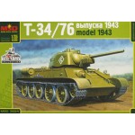 3524 Танк Т-34/76 1943г. Штампованная башня (ЧТЗ)
